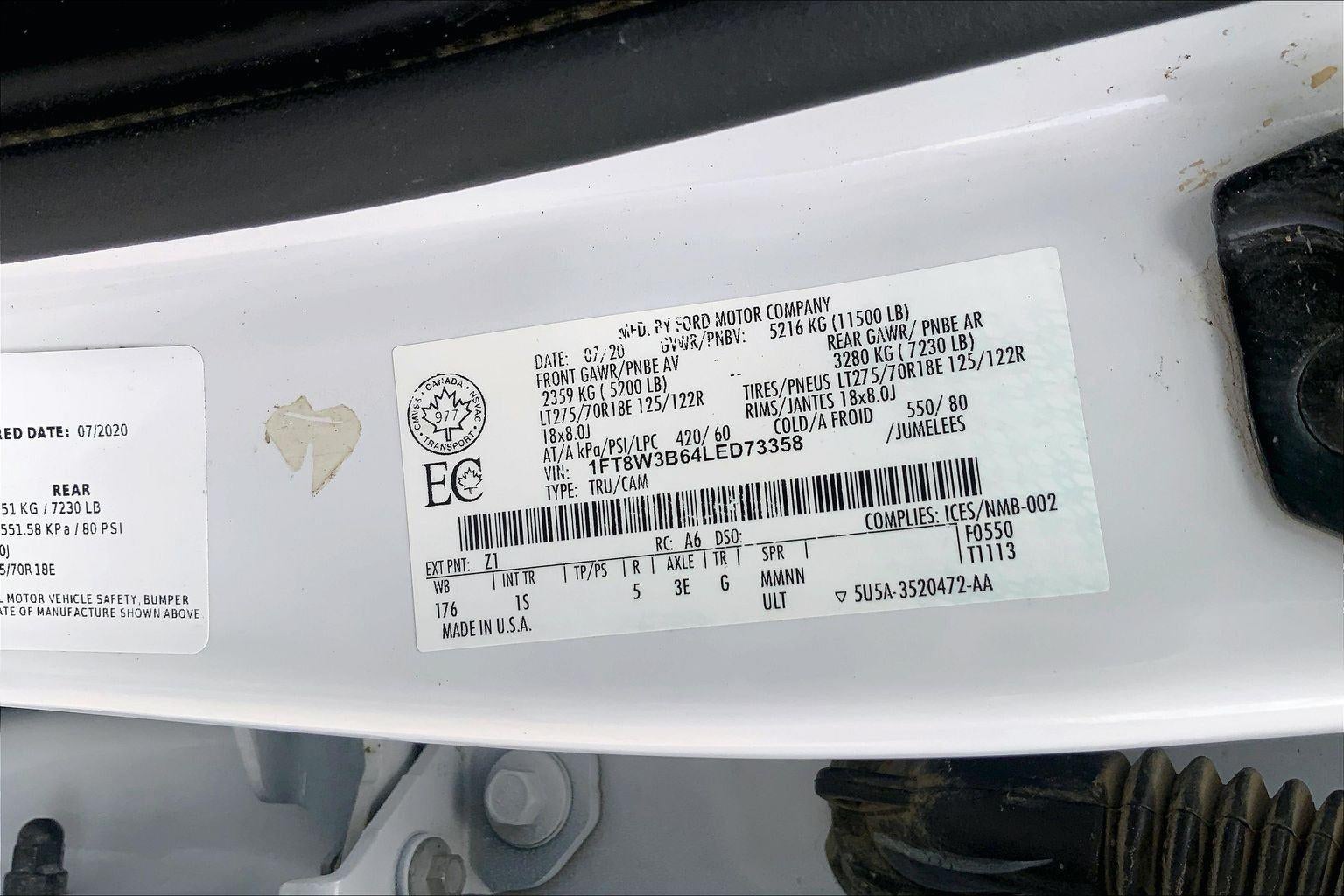 2020 Ford Super Duty F-350 SRW XL