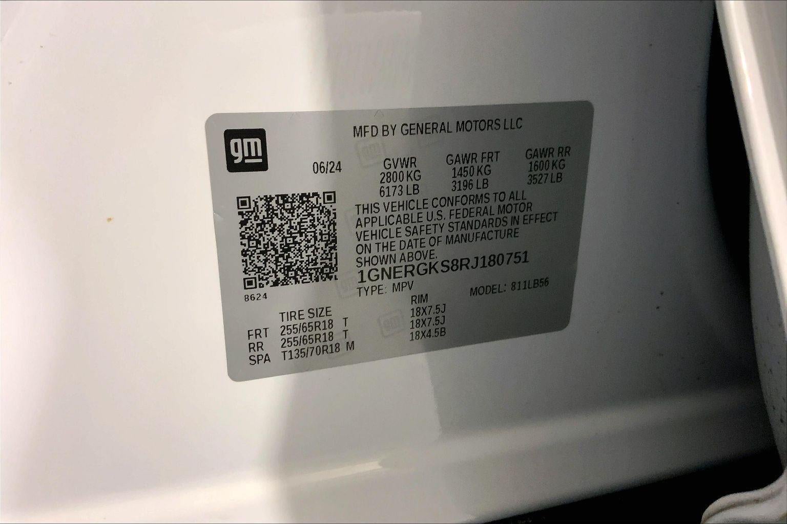 2024 CHEVROLET TRUCK TRAVERSE FWD LT