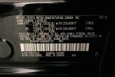 2019 Toyota RAV4 XLE