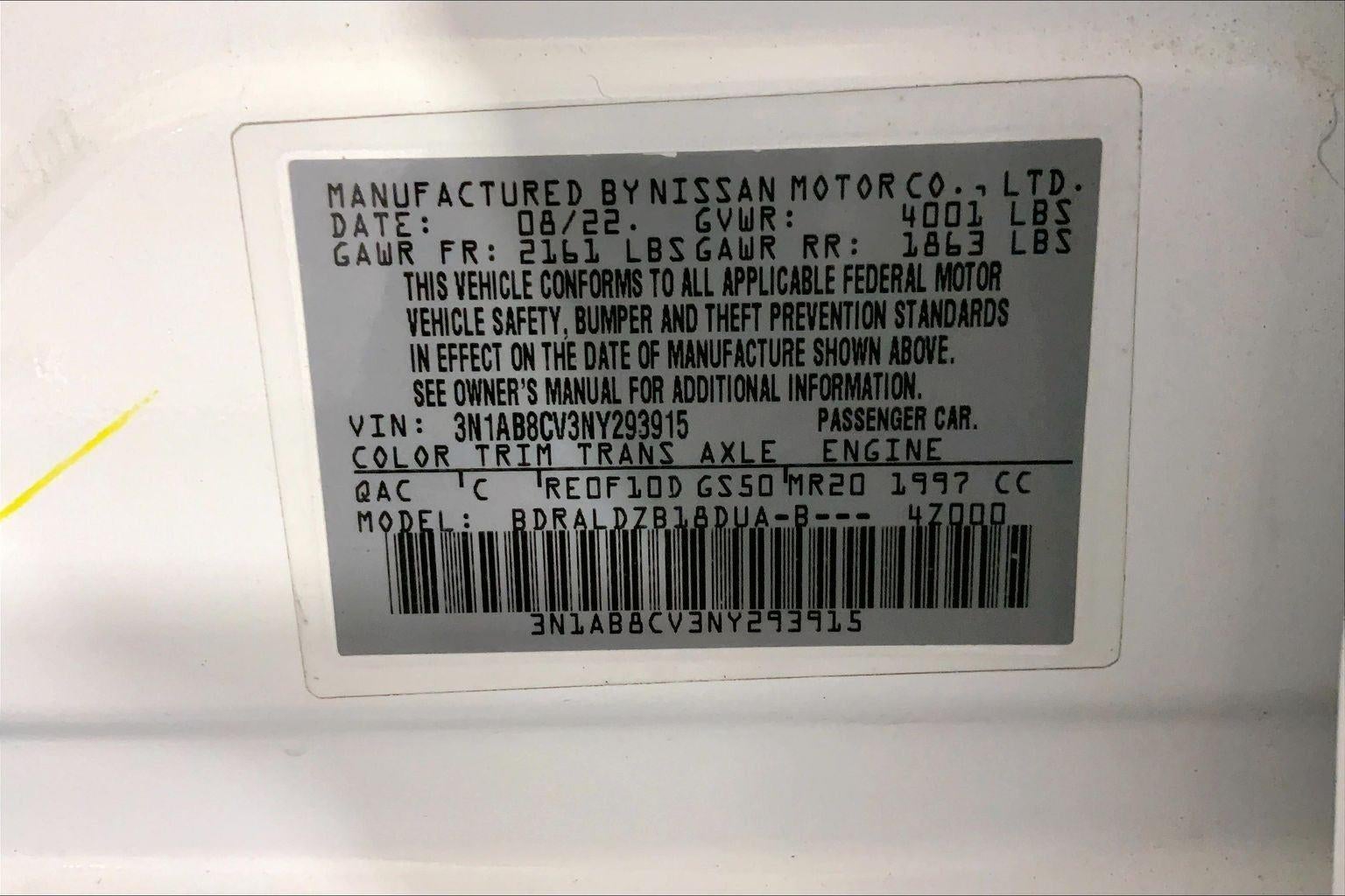 2022 Nissan Sentra SV