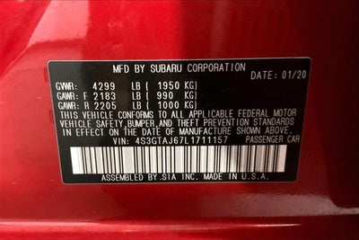 2020 Subaru Impreza Sport