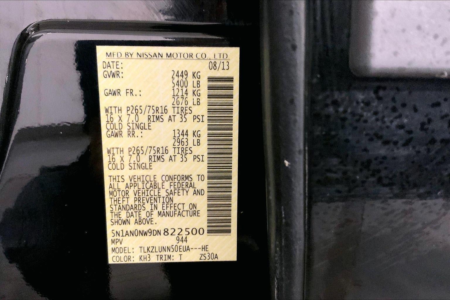 2013 Nissan Xterra Pro-4X