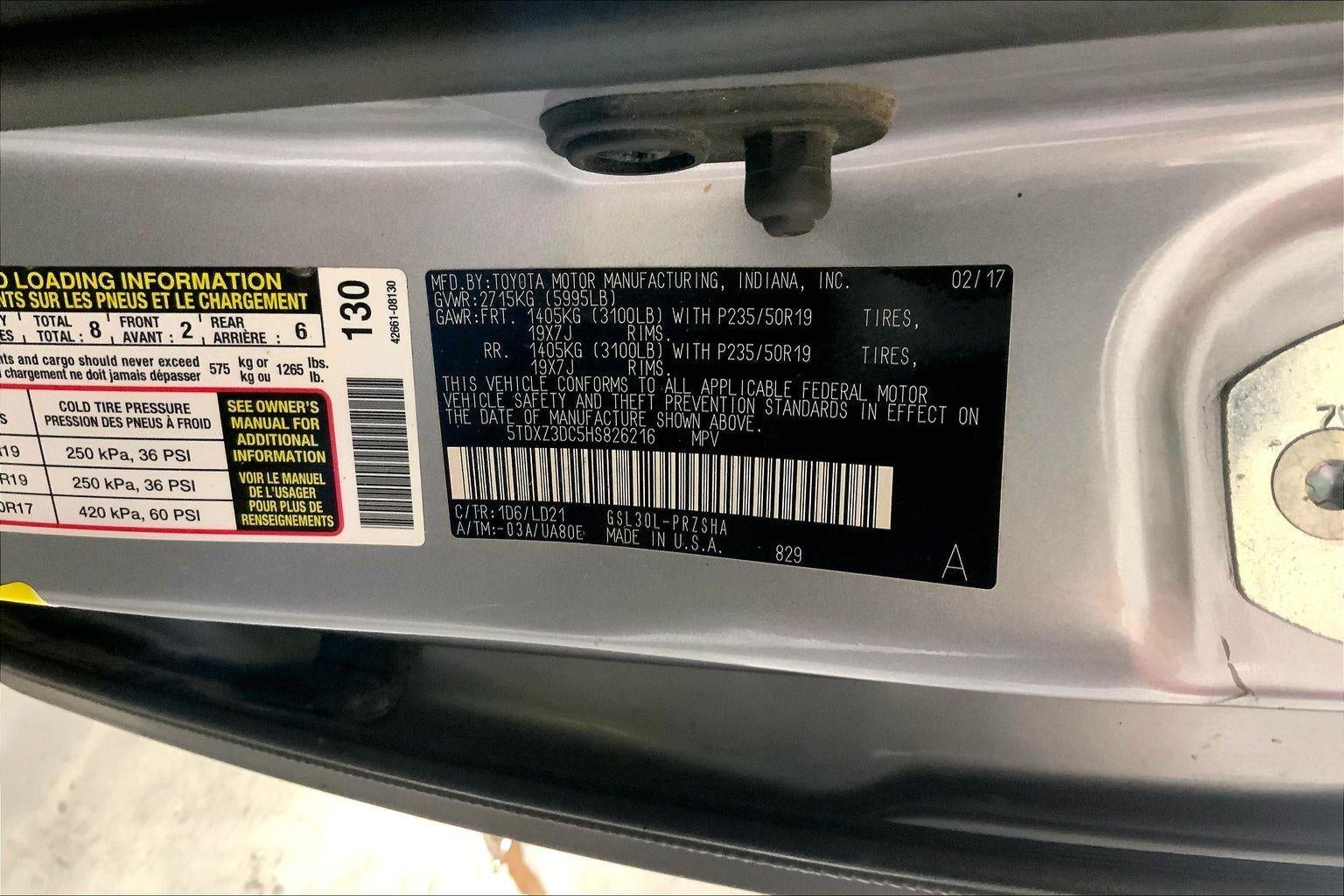 2017 Toyota Sienna SE