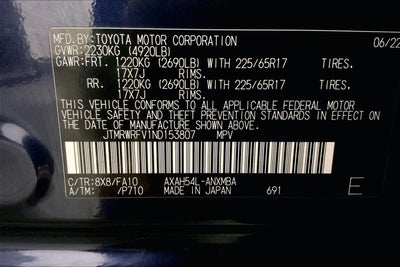 2022 Toyota RAV4 HYBRID XLE