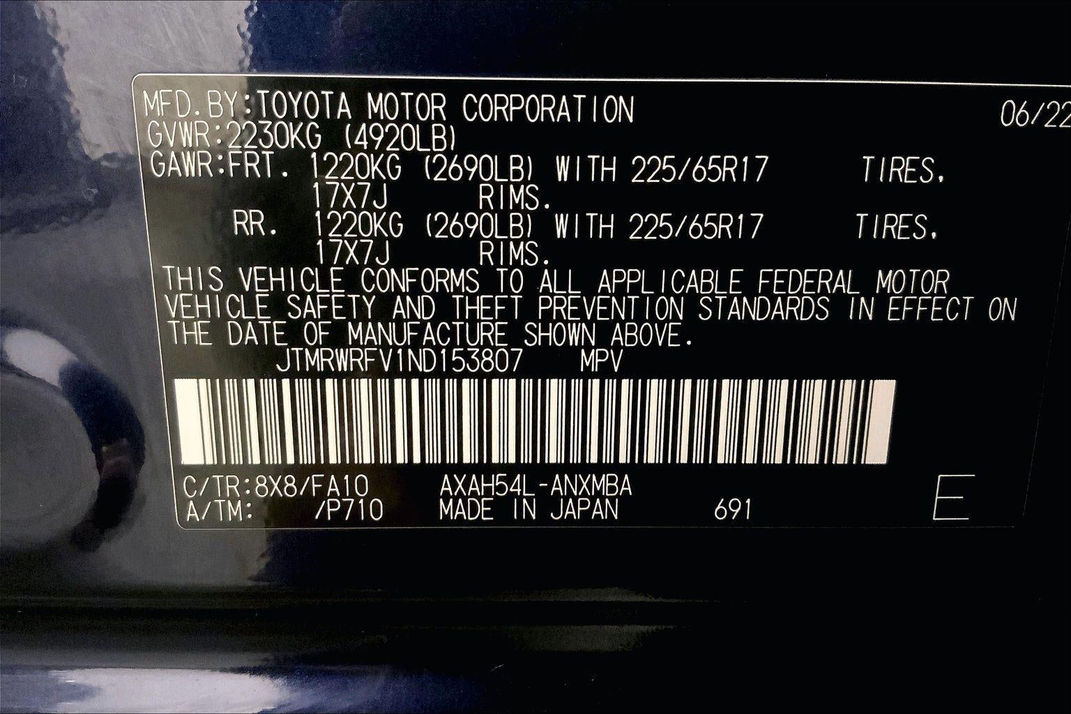 2022 Toyota RAV4 HYBRID XLE