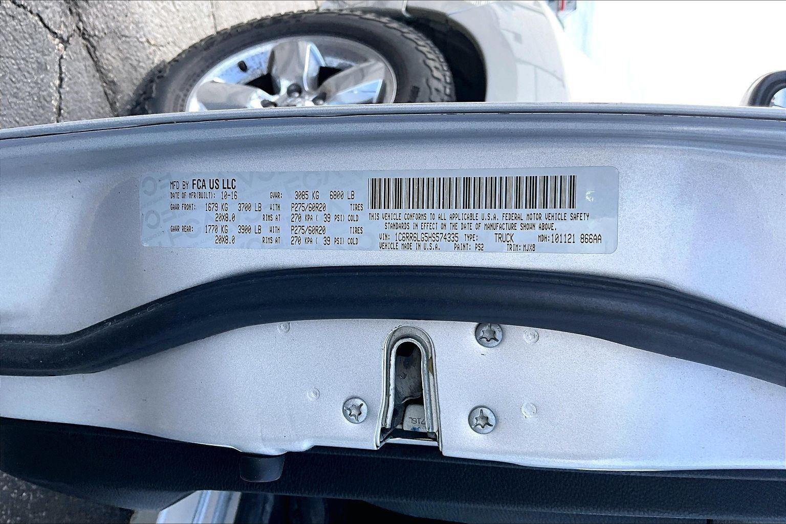 2017 RAM 1500 Big Horn