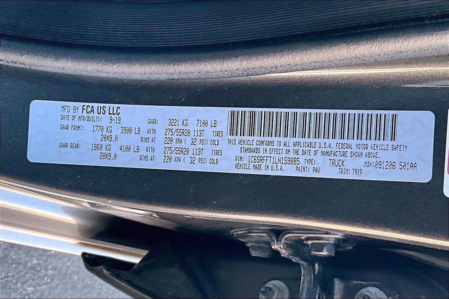 2020 RAM 1500 Big Horn