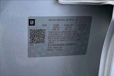 2019 Chevrolet Impala Premier