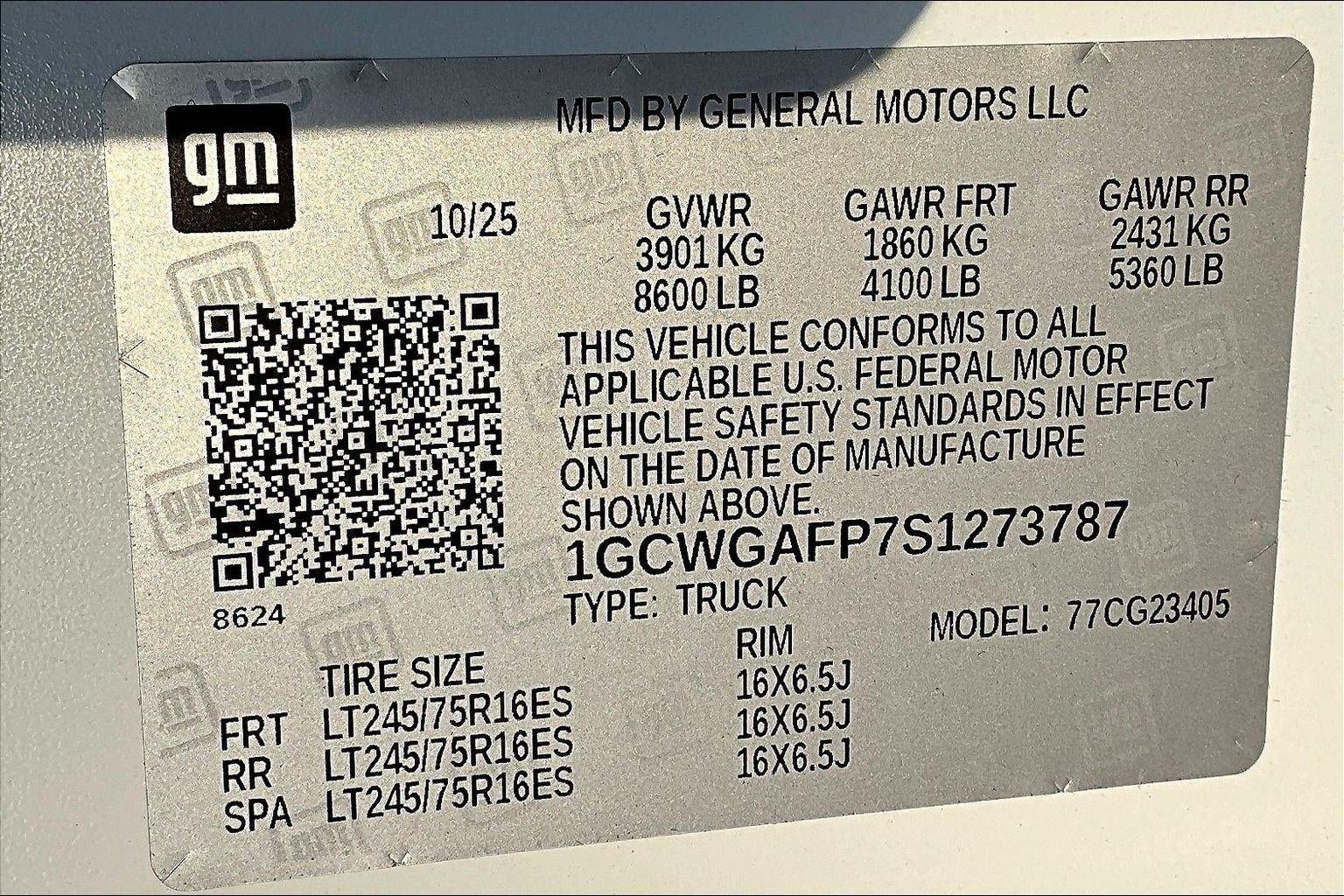 2025 Chevrolet Express Cargo 2500 WT