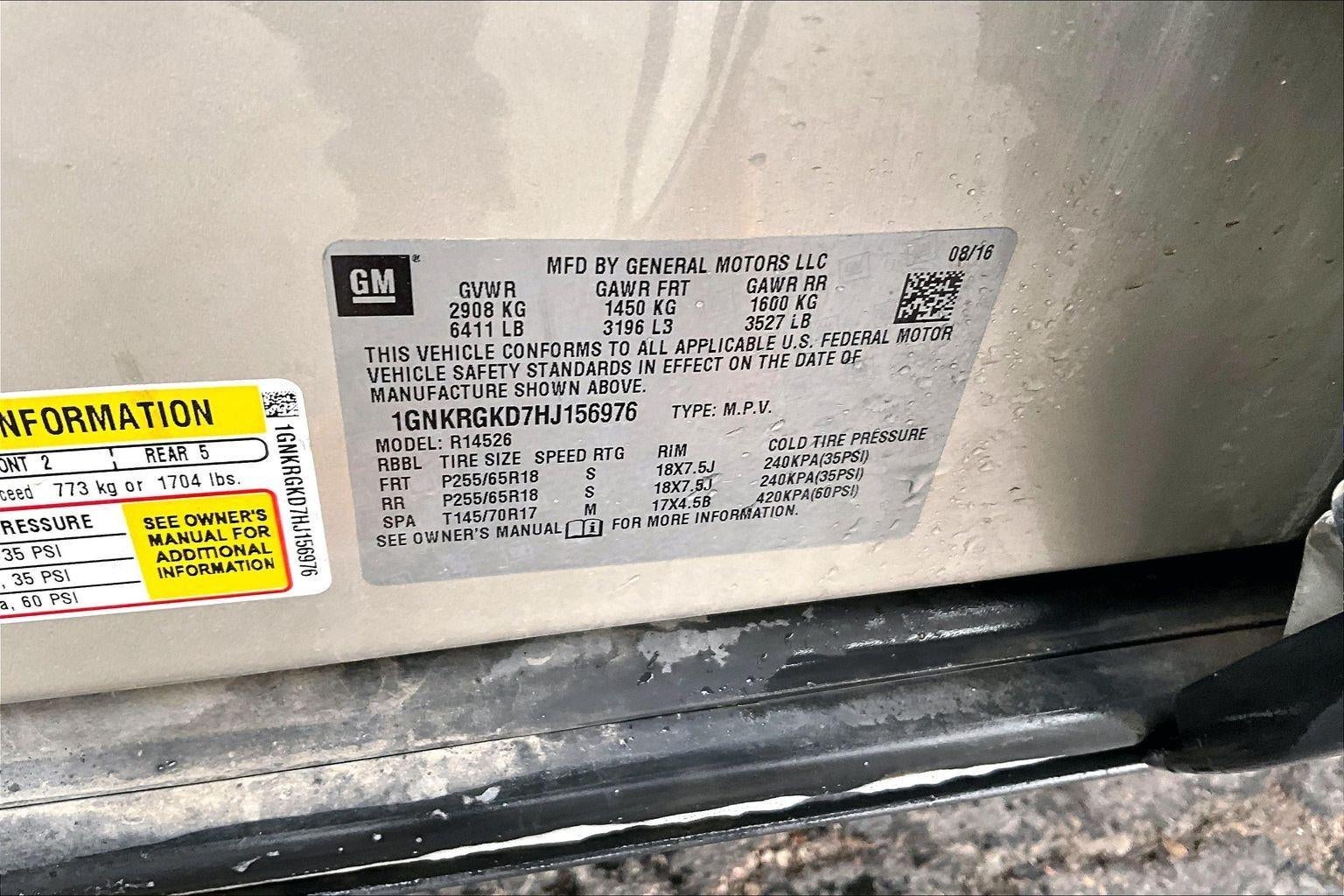 2017 Chevrolet Traverse LT