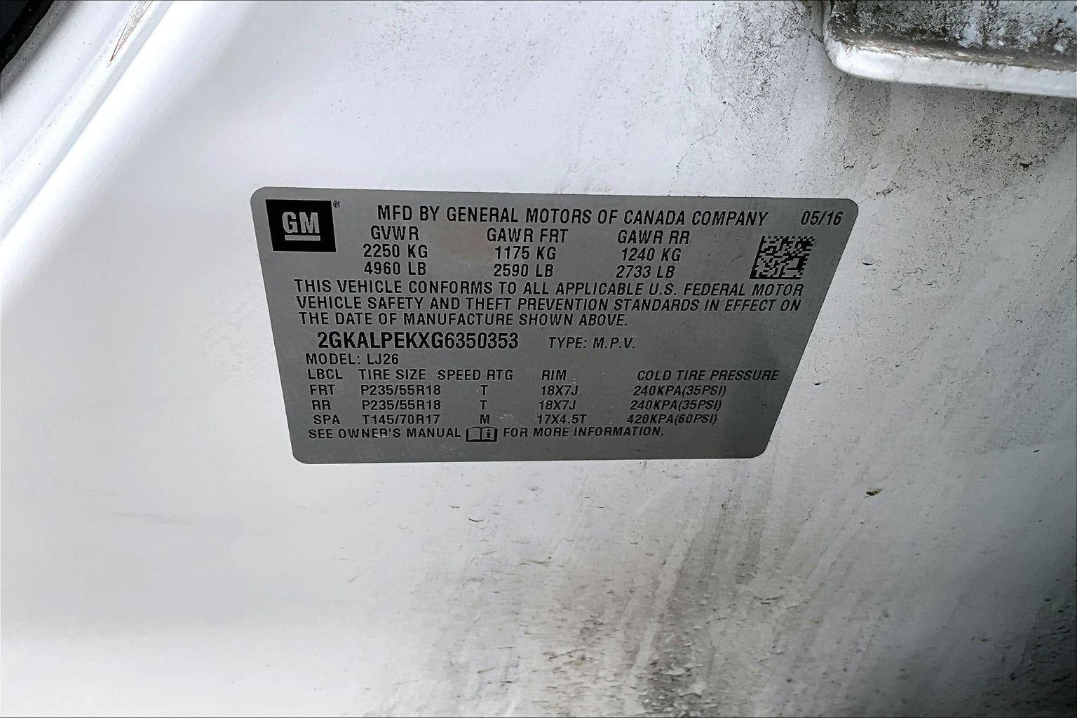 2016 GMC Terrain SLT