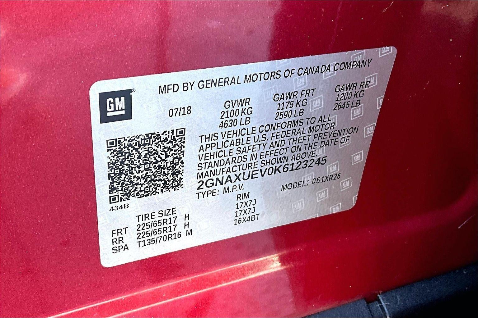 2019 Chevrolet Equinox LT