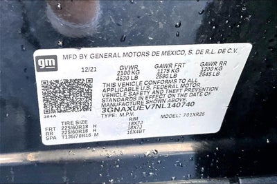 2022 Chevrolet Equinox LT