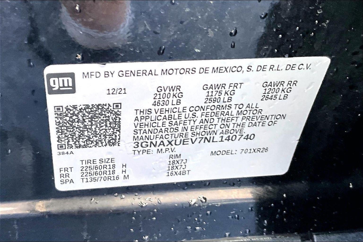 2022 Chevrolet Equinox LT