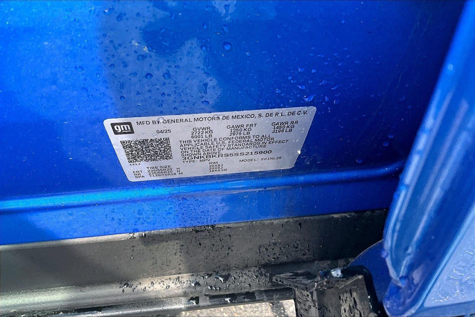 2025 Chevrolet Blazer RS
