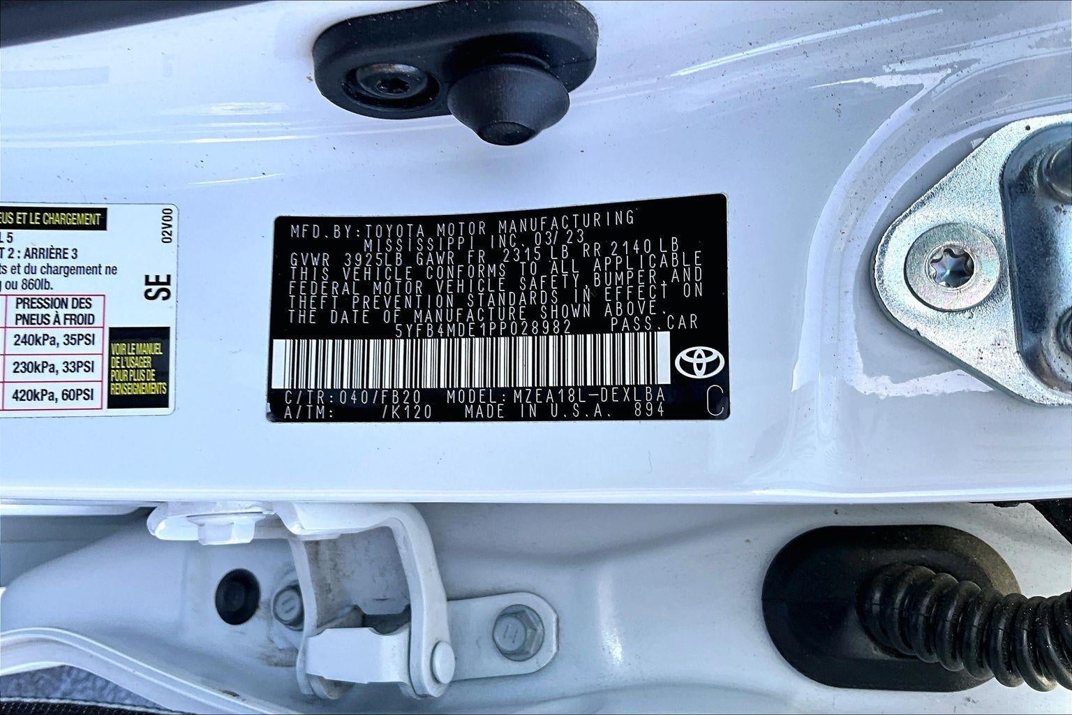 2023 Toyota Corolla LE