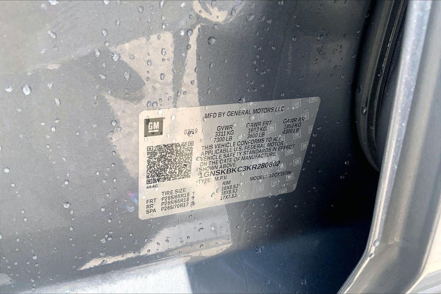 2019 Chevrolet Tahoe LT