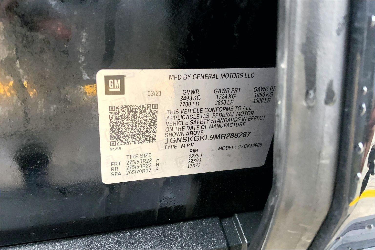 2021 Chevrolet Suburban High Country