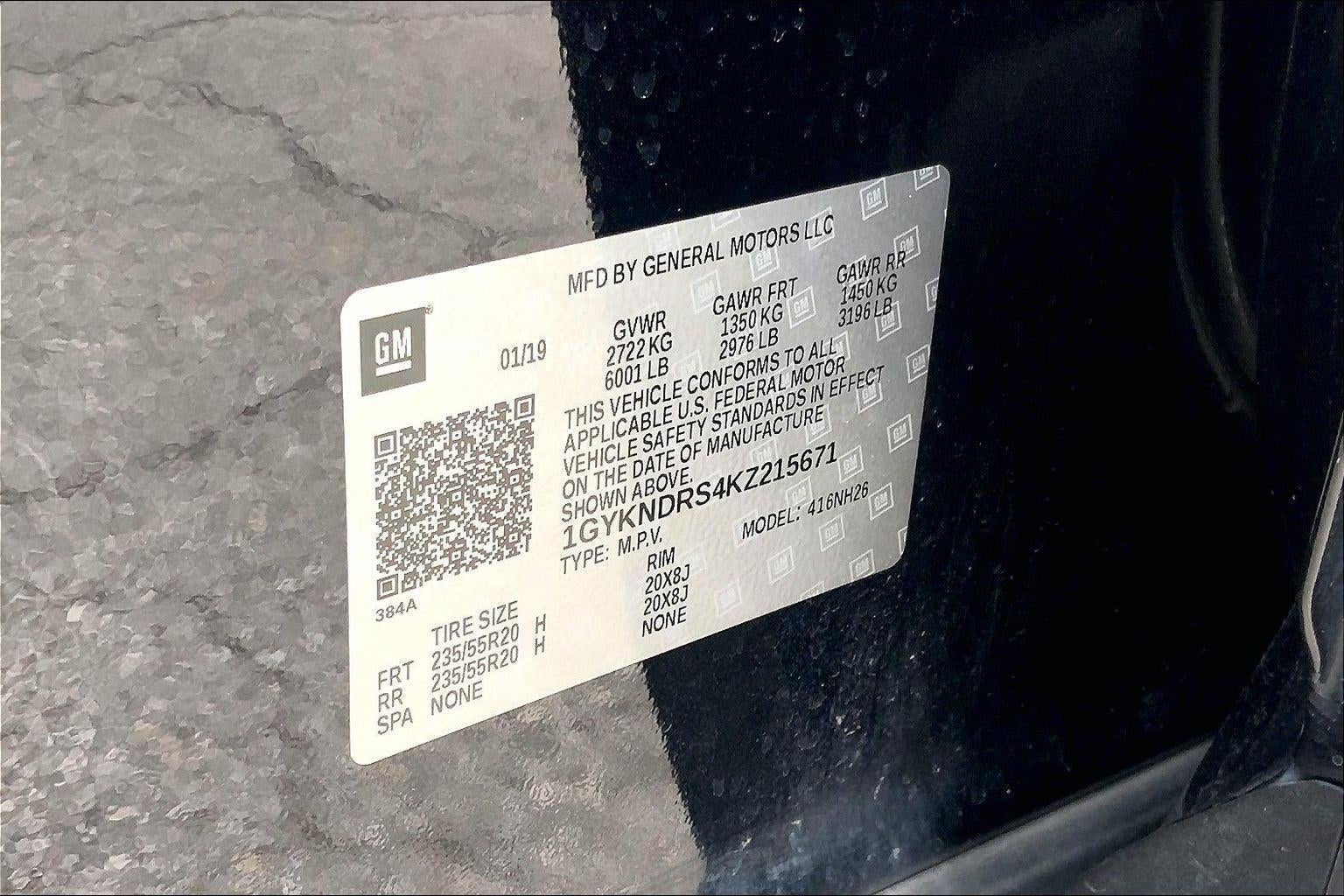 2019 Cadillac XT5 Luxury AWD