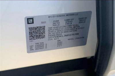 2021 Cadillac Escalade Premium Luxury Platinum