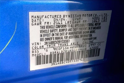 2024 Nissan Sentra SV