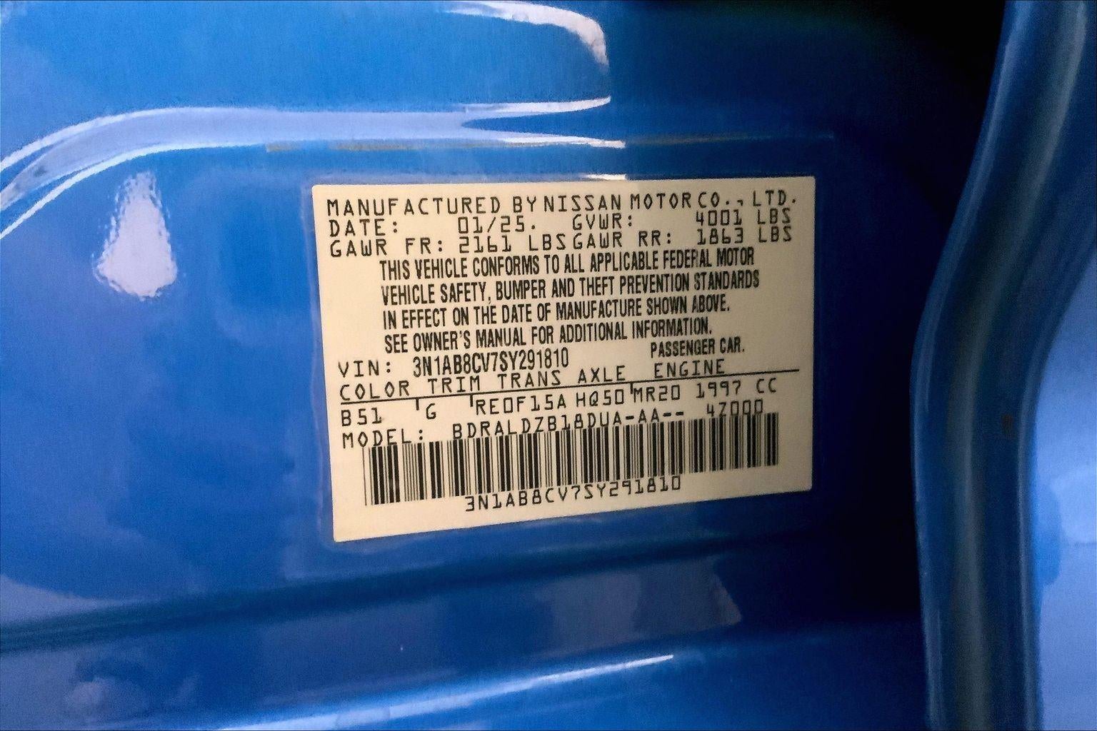 2025 Nissan Sentra SV