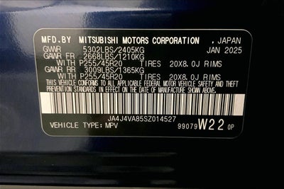 2025 Mitsubishi Outlander SE