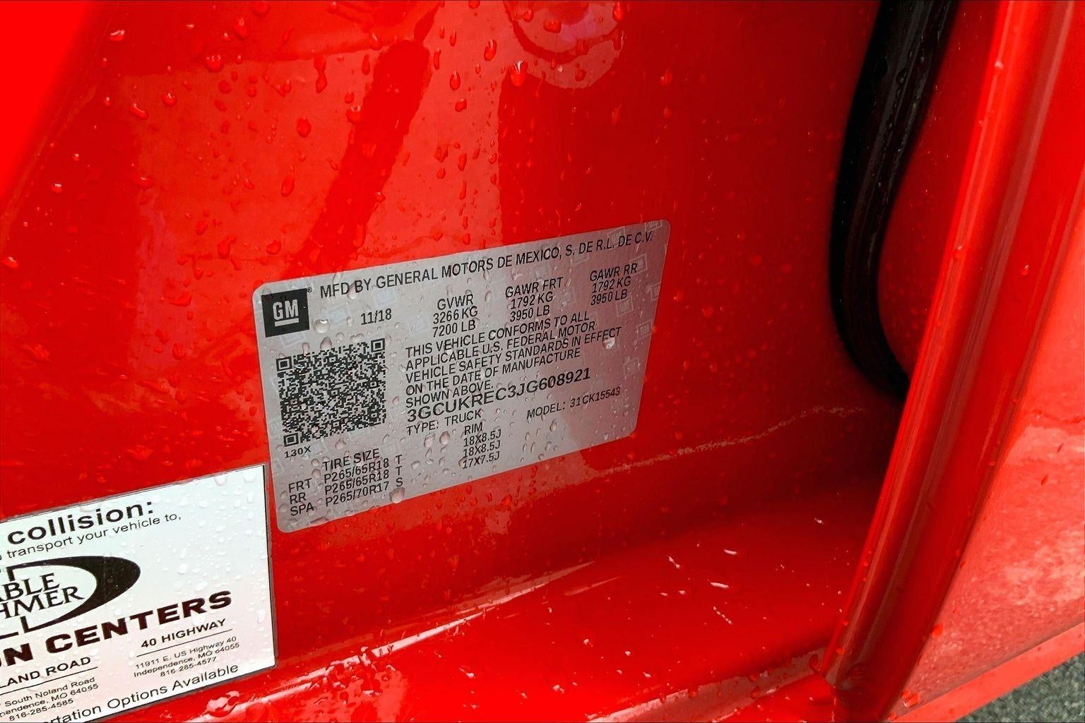 2018 Chevrolet Silverado 1500 LT