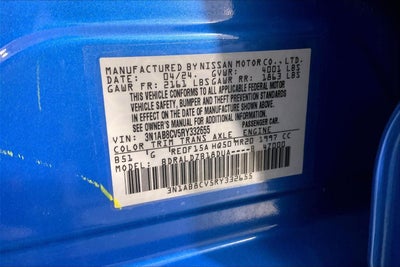 2024 Nissan Sentra SV