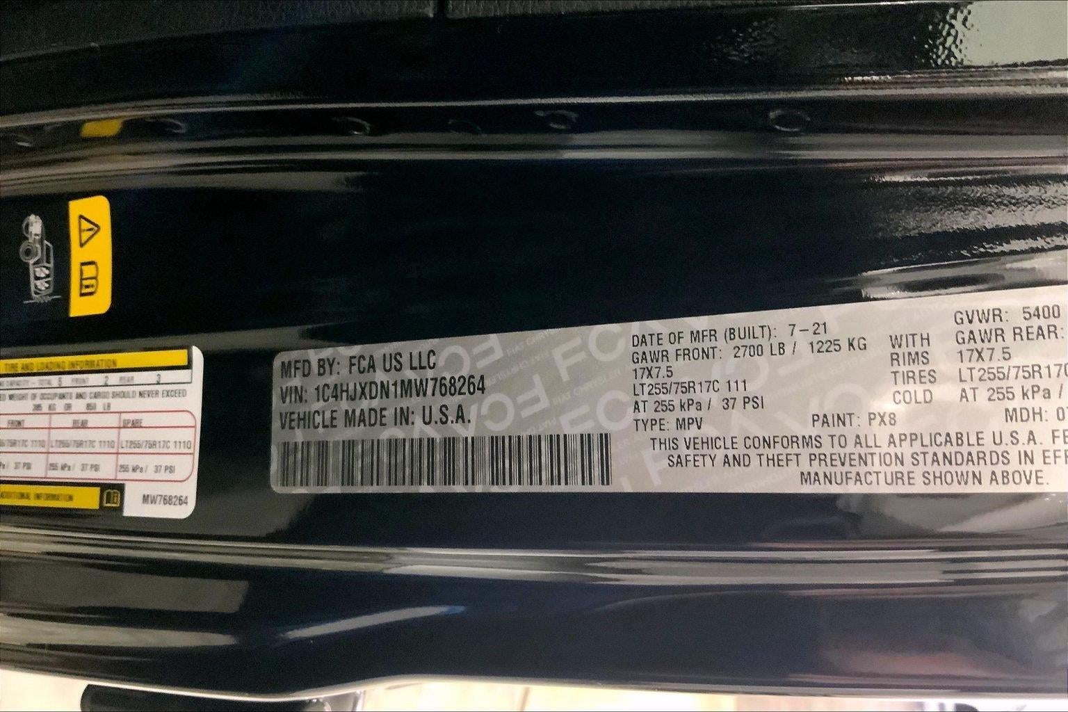 2021 Jeep Wrangler Unlimited Willys