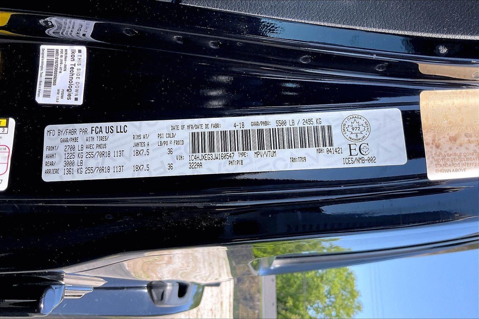 2018 Jeep Wrangler Unlimited Sahara