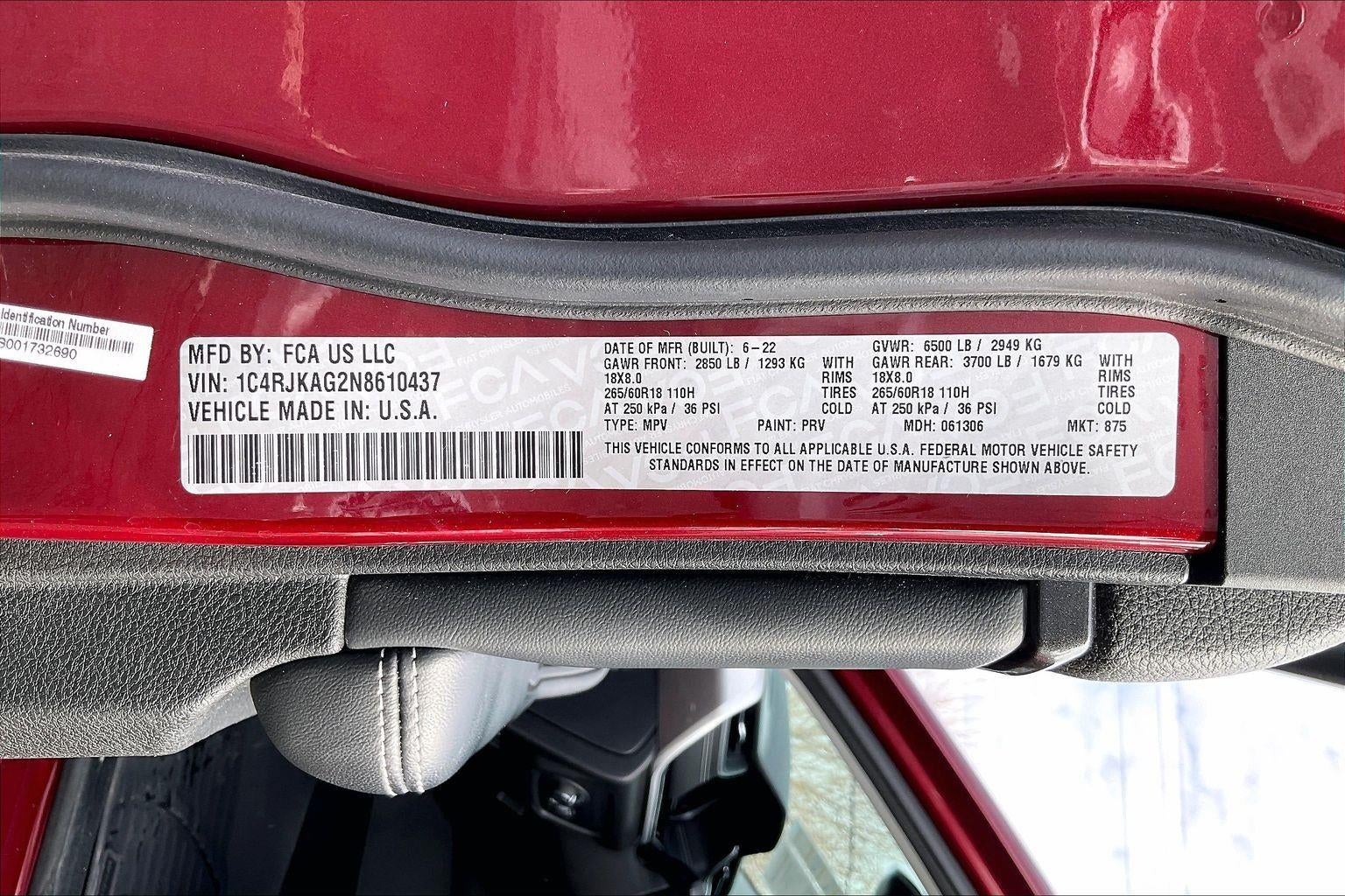 2022 Jeep Grand Cherokee L Laredo