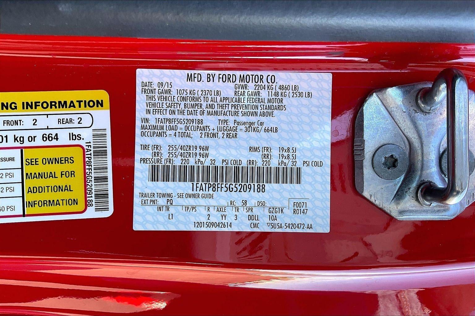 2016 Ford Mustang GT Premium