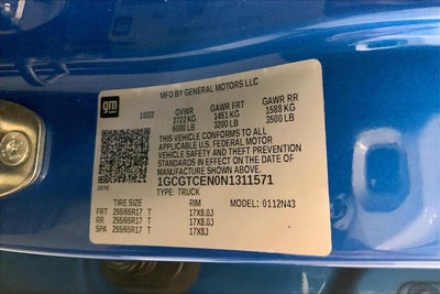 2022 Chevrolet Colorado LT