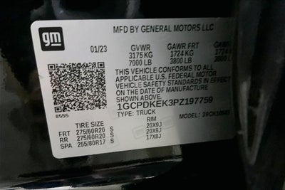 2023 Chevrolet Silverado 1500 LT (2FL)