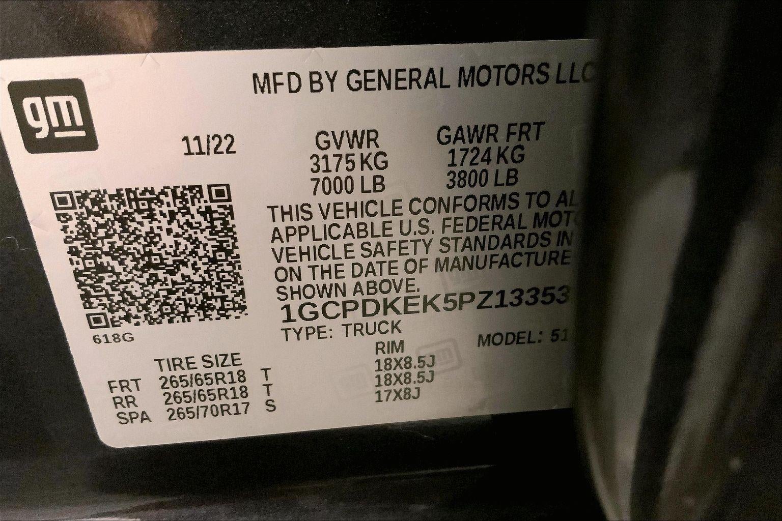 2023 Chevrolet Silverado 1500 LT (2FL)