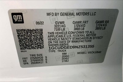 2022 Chevrolet Silverado 1500 LTZ