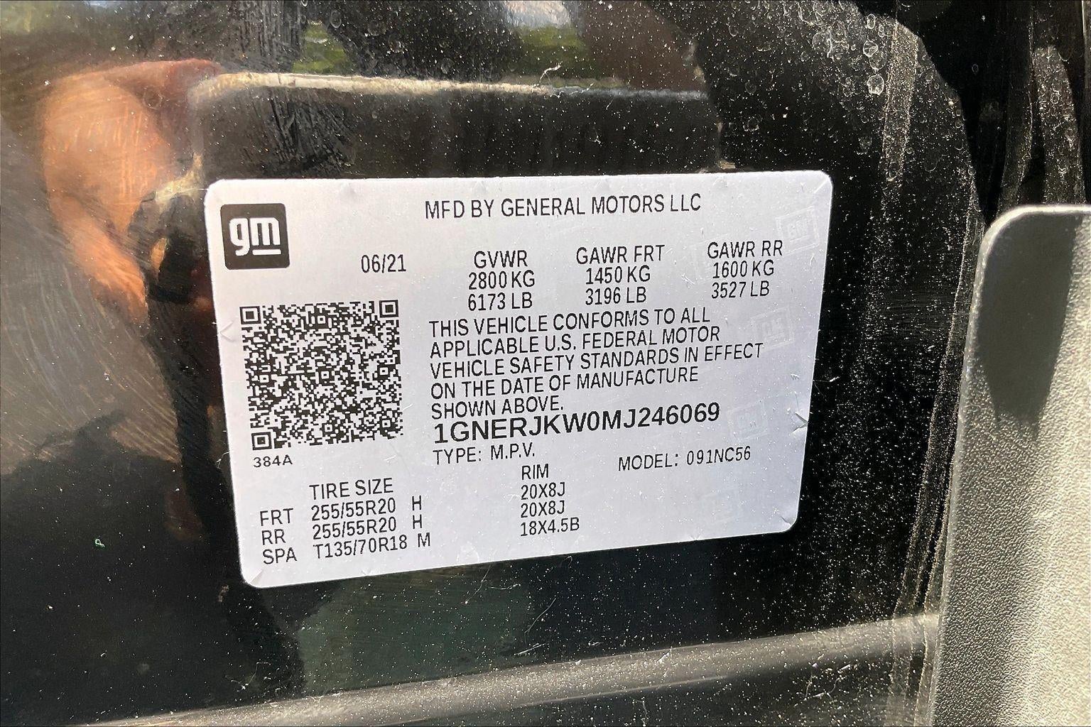 2021 Chevrolet Traverse RS