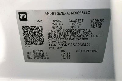 2025 Chevrolet Traverse LT