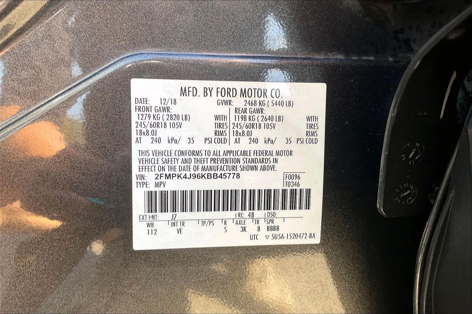 2019 Ford Edge SEL