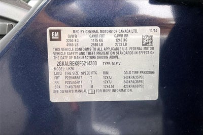 2015 GMC Terrain SLE