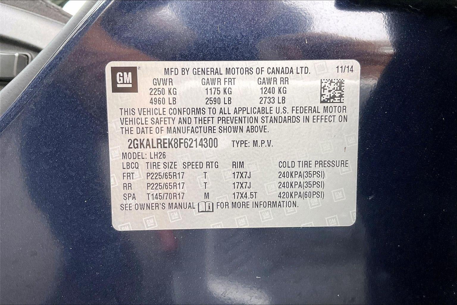 2015 GMC Terrain SLE