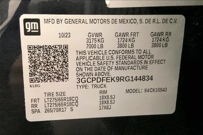 2024 Chevrolet Silverado 1500 LT Trail Boss