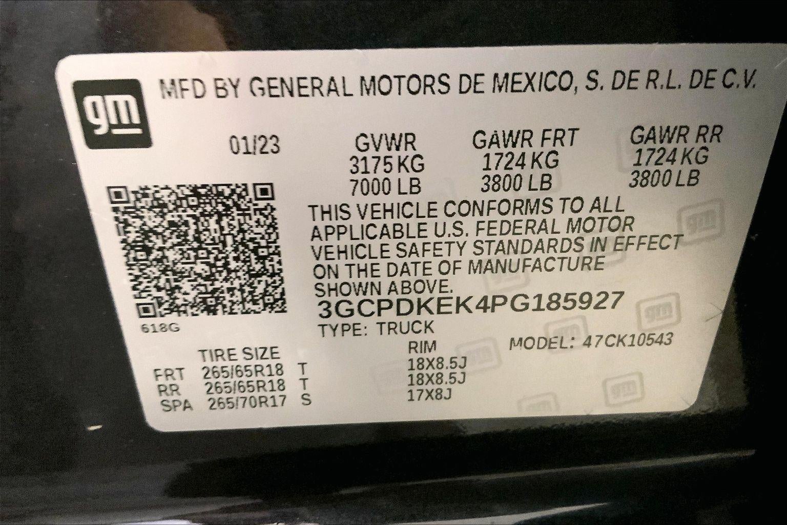 2023 Chevrolet Silverado 1500 LT (2FL)