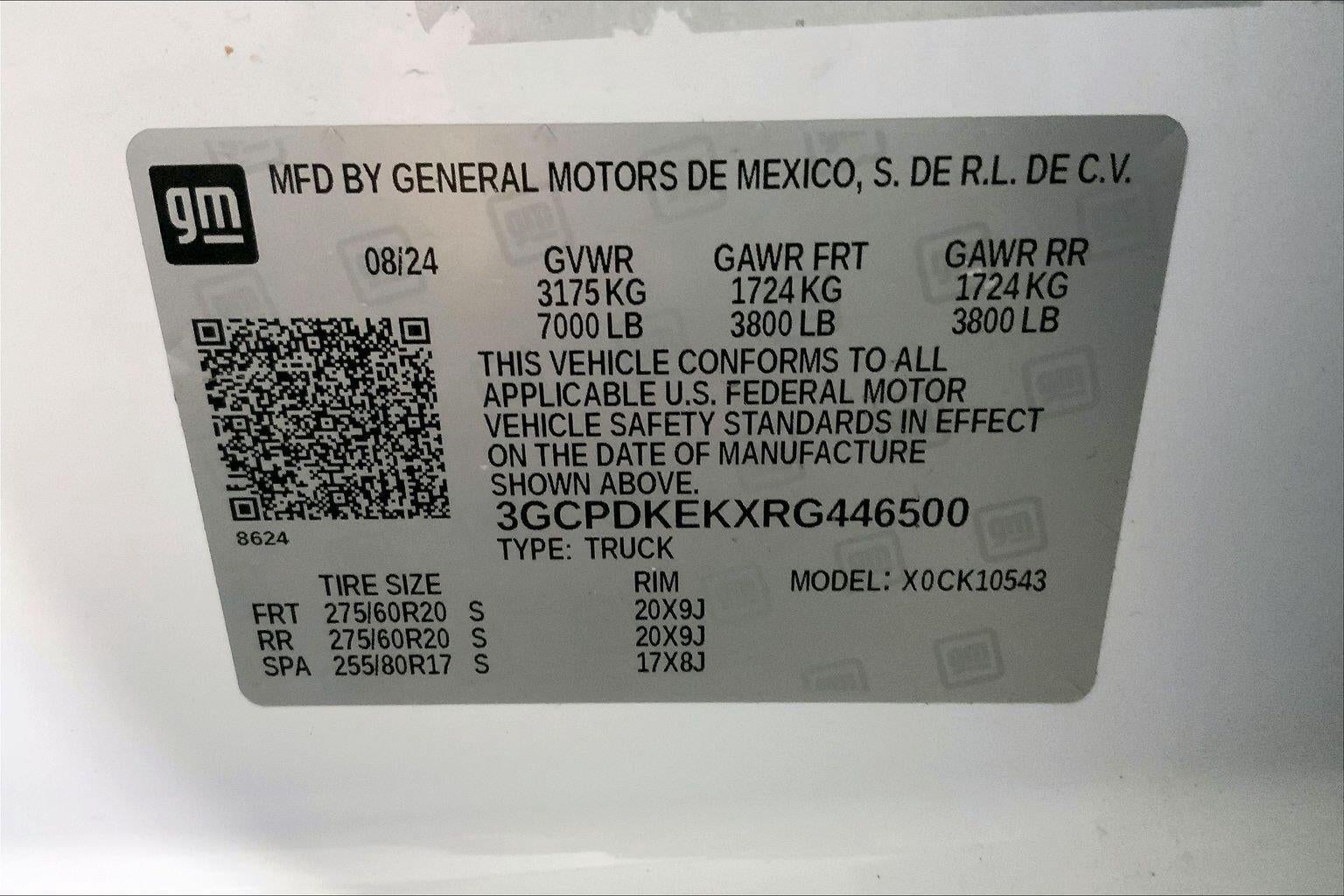 2024 Chevrolet Silverado 1500 LT (2FL)