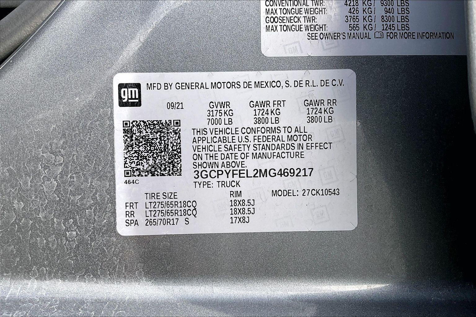 2021 Chevrolet Silverado 1500 LT Trail Boss