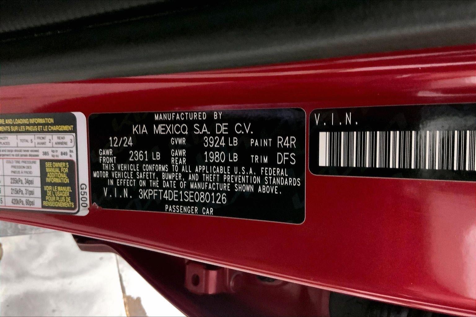 2025 Kia K4 LXS