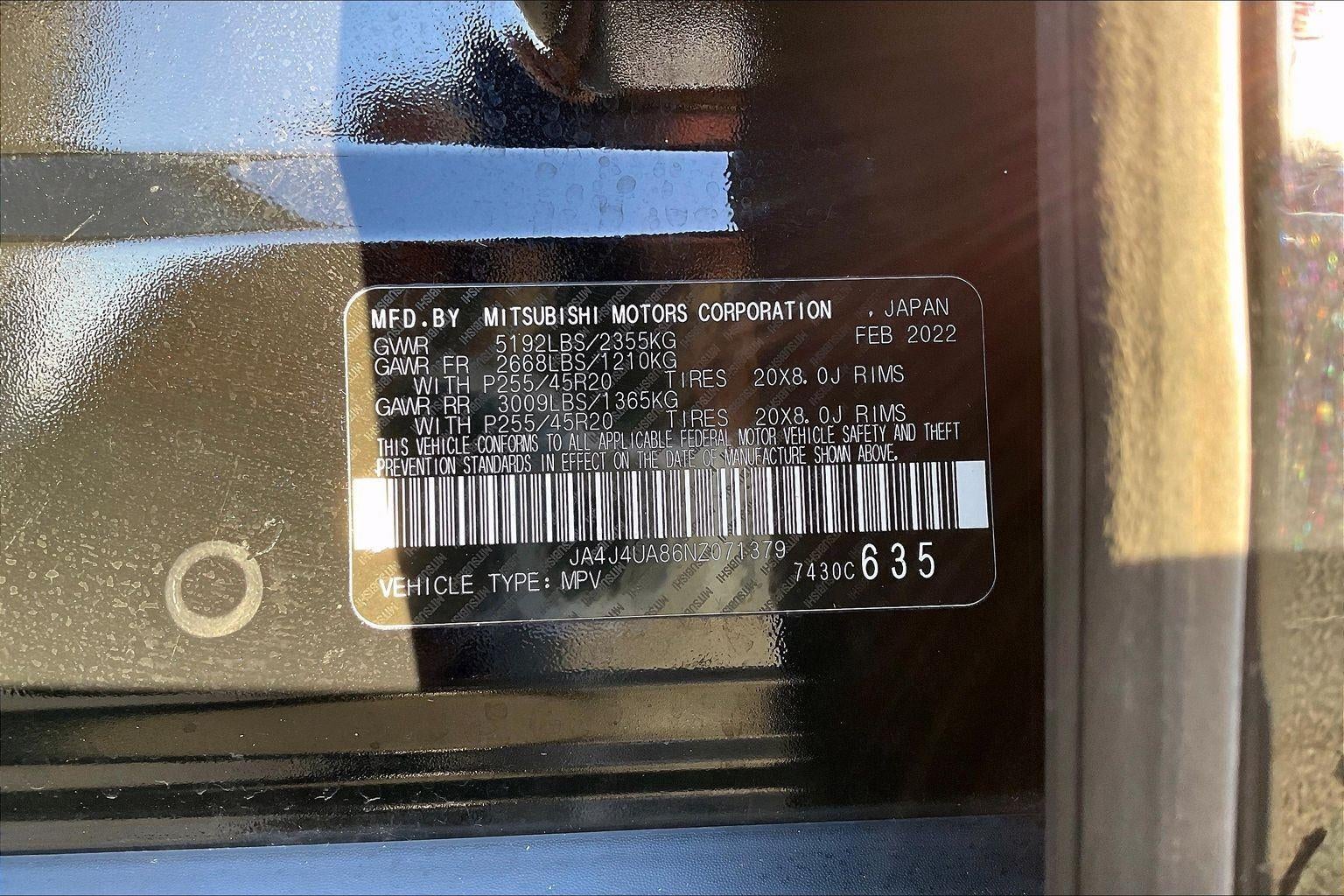 2022 Mitsubishi Outlander SE