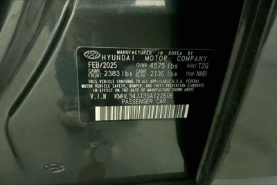 2025 Hyundai Sonata Hybrid SEL