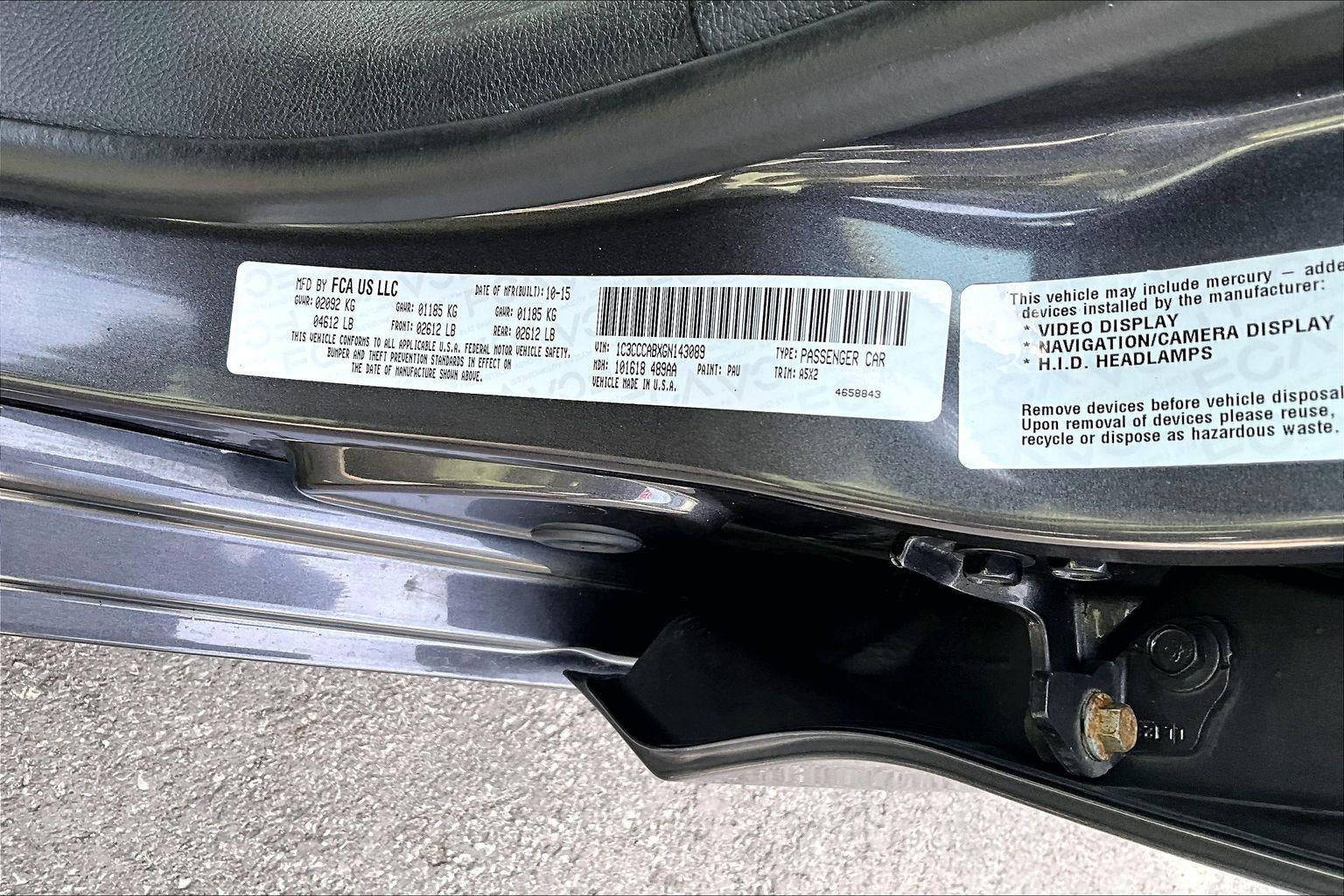 2016 Chrysler 200 Limited